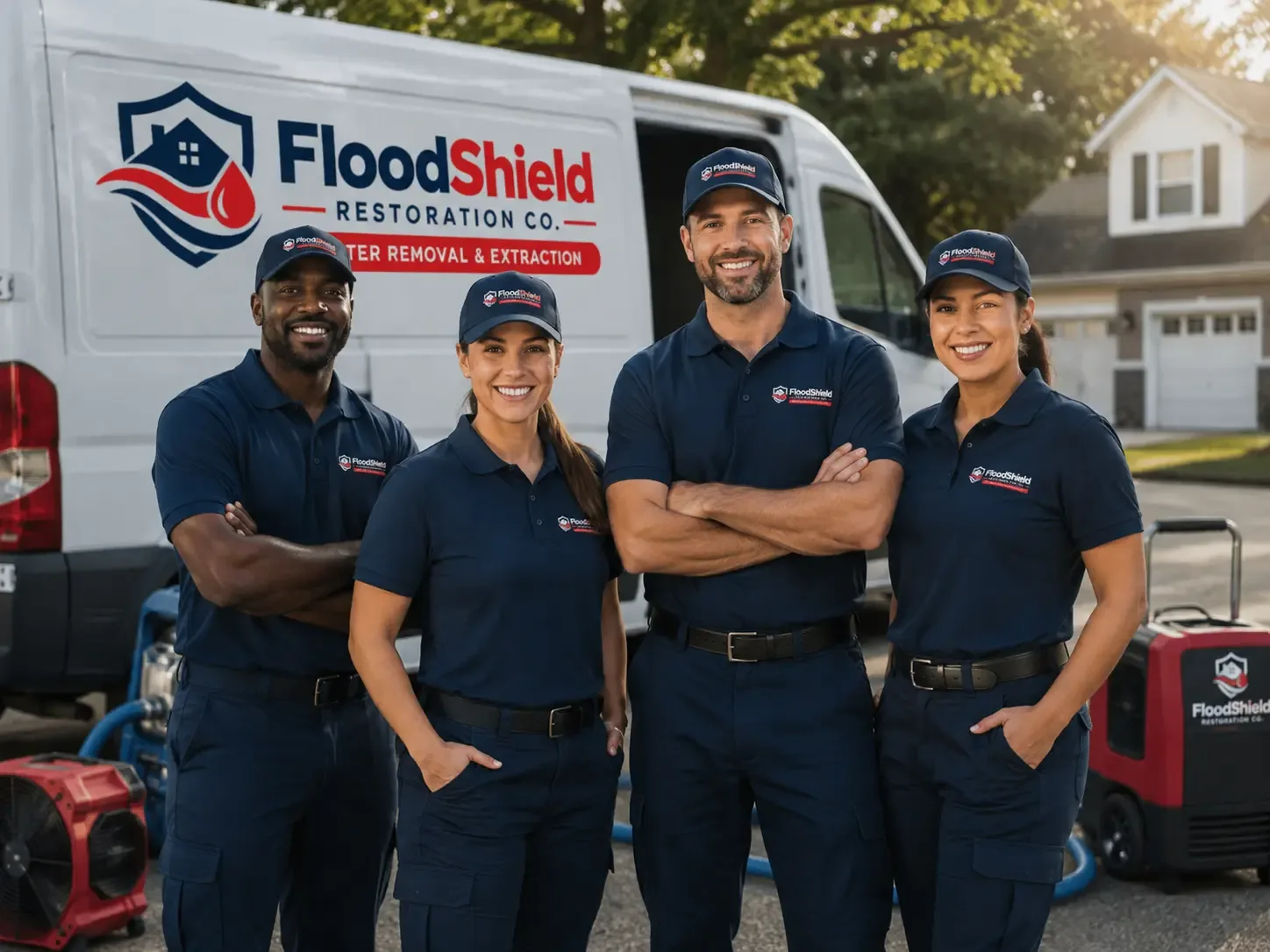 Flood Damage Restoration company in New Site, MS